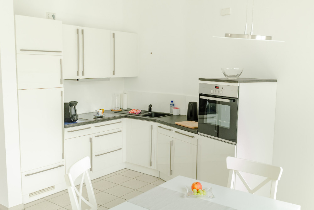 Küche im Boarding Appartement